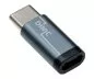 Mobile Preview: Adapter, USB C Stecker auf Micro USB Buchse Alu, space grau